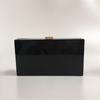 New Acrylic Evening Bag Multicolor Plaid Patchwork Clutch Purse Elegant Lady Handbag Party Prom Chain Crossbody Bags Mini Wallet