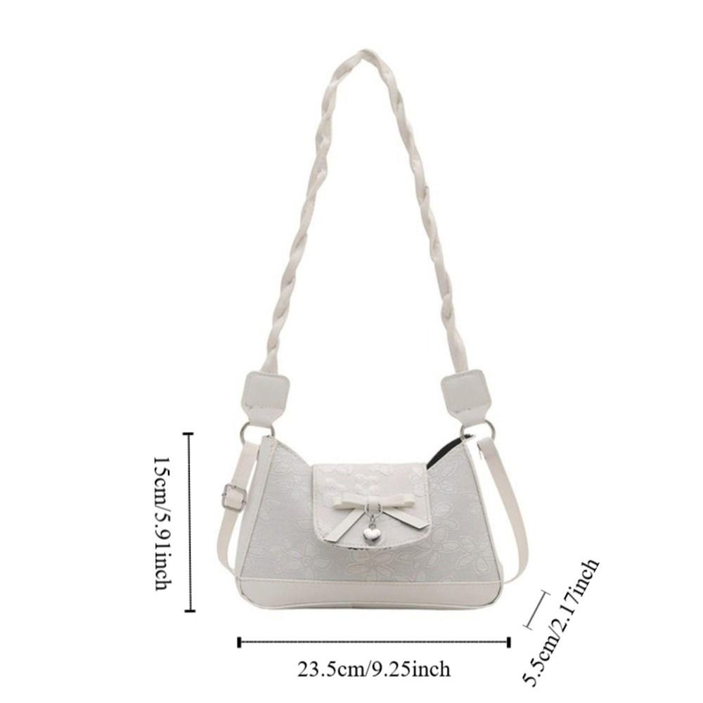 Luxury Bow Shoulder Bag Korean Women's Handbags Fashion Bow Crossbody Bag  Purses