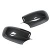 2PCS Rearview Mirror Cover Carbon Fiber Style with Double Sided Adhesive Replacement for Chrysler