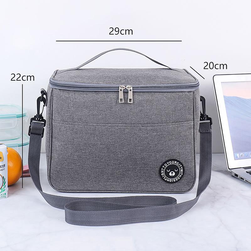 Portable Cooler Bag Folding Insulation Picnic Ice Pack For Food Thermal Drink Carrier Insulated Lunch Box Delivery S/M/L