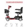 iScooter X02 Four-Wheel Scooter Suitable For Seniors/Disabled People 8KM/H 250W Motor 24V 12AH Battery Range 20KM Foldable Electric Scooter
