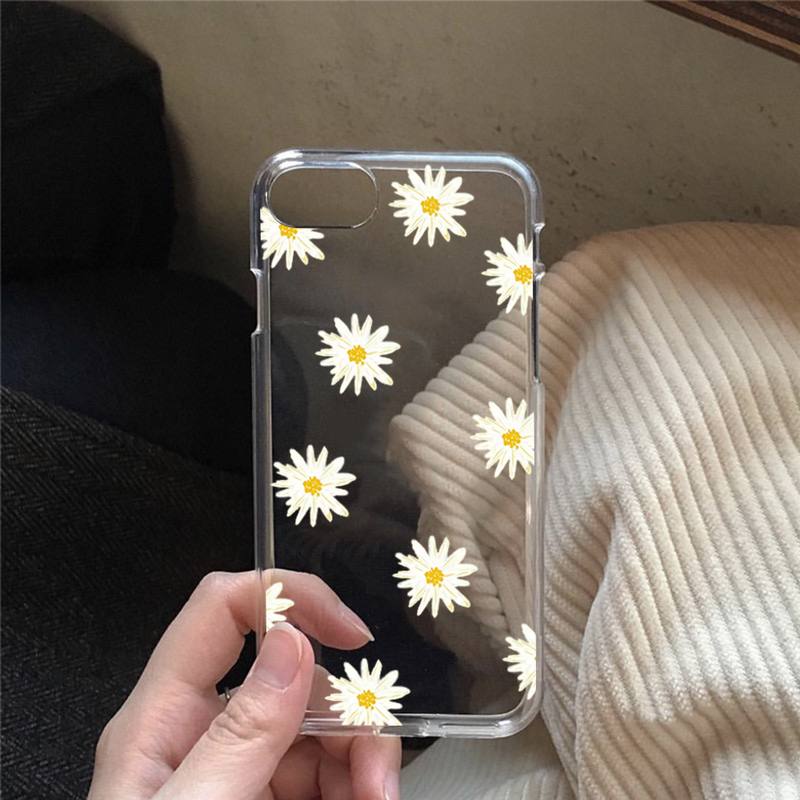 Summer flower small daisies Phone Case for iphone 13 11 12 pro XS MAX 8 7 6 6S Plus X 5S SE 2020 XR case