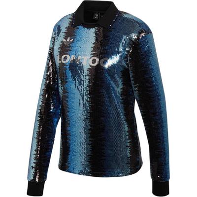 adidas Originals Serie Lifestyle Sportivo Comoda Amica della Pelle Traspirante Assorbe l'Umidità Color-Block Manica Lunga Maglietta Nautica FM7298