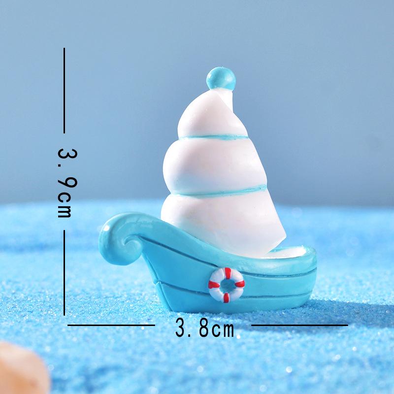 Kreskówkowe Kreatywne Deski Surfingowe Muszle Żywica Ozdoby do Aranżacji Akwarium Akcesoria do Dekoracji Akwarium DIY Małe Ozdoby