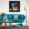 New Arrival 5D DIY Full Circle Diamond Painting "Butterfly Flower Lamp Strip" Embroidery Cross Stitch Home Decor Gift