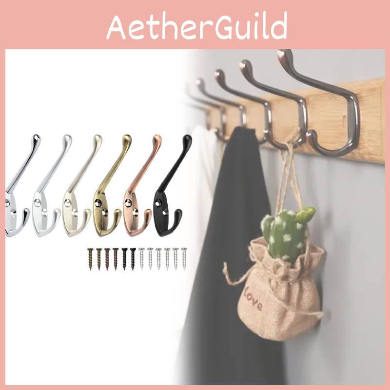 Moderní dvojitý háček na kabáty ze slitiny zinku pro koupelnu a šatní skříň