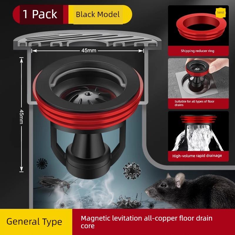 Deodorizing Filter Floor Drain Core Heart Toilet Sewer Mouth Anti-Odor Appliance Insect-Proof Anti-Odor Inner Core Sealing Plug Neutral