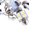 10Pcs 5050 31Mm 4Smd Led White Light Car Interior Dome Festoon Bulbs Dc12V