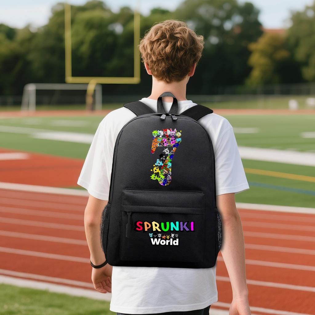 Anime Peripheral Casual Backpack Student Backpack, Back-to-school  Gift, School Bag, Lunch Bag, Pencil Bag Three-piece Set