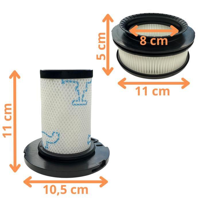 Filter - PHONILLICO - ZR009007/ZR009008 - Set of 4 - Compatible Rowenta X-Force Flex