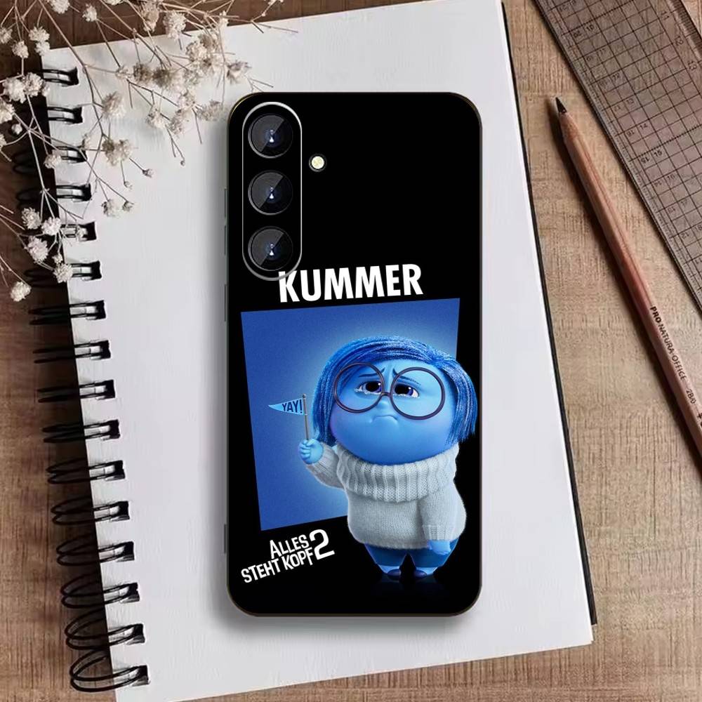 Adventure Anime Inside Out  Phone Case For Samsung Galaxy A73,21,22,32,71,53,52,51,80,5G Soft Black Cover