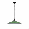 Green Enamel Rustic Lamp Waterproof Metal Cover Light Dustproof Retro Gooseneck Wall Sconce
