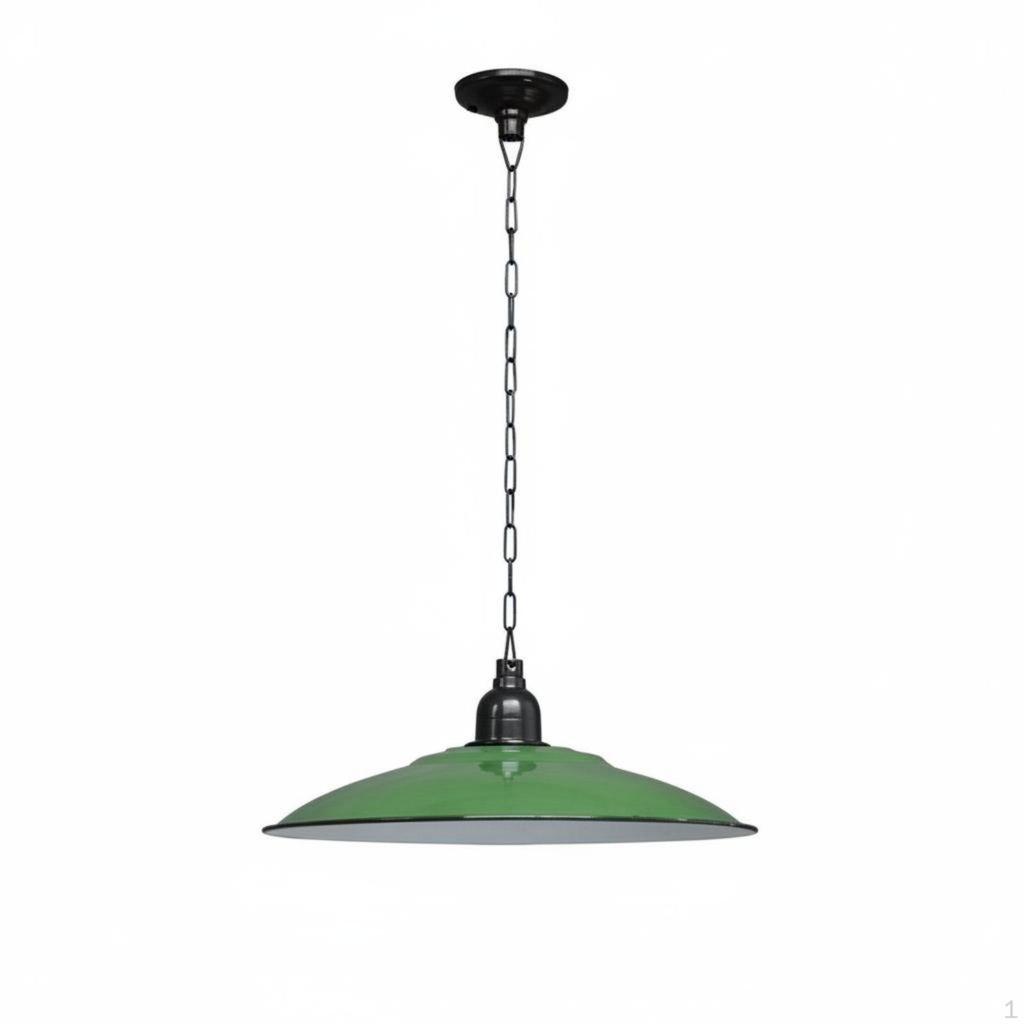 Green Enamel Rustic Lamp Waterproof Metal Cover Light Dustproof Retro Gooseneck Wall Sconce