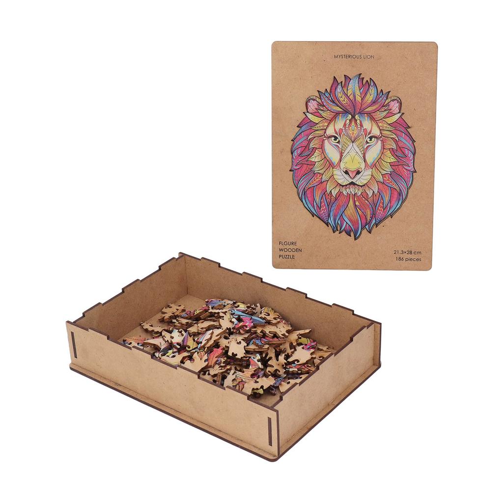 Uregelmessige puslespill i tre Dyreform Høy vanskelighetsgrad Fargerike dyreformer Puslespill for barn