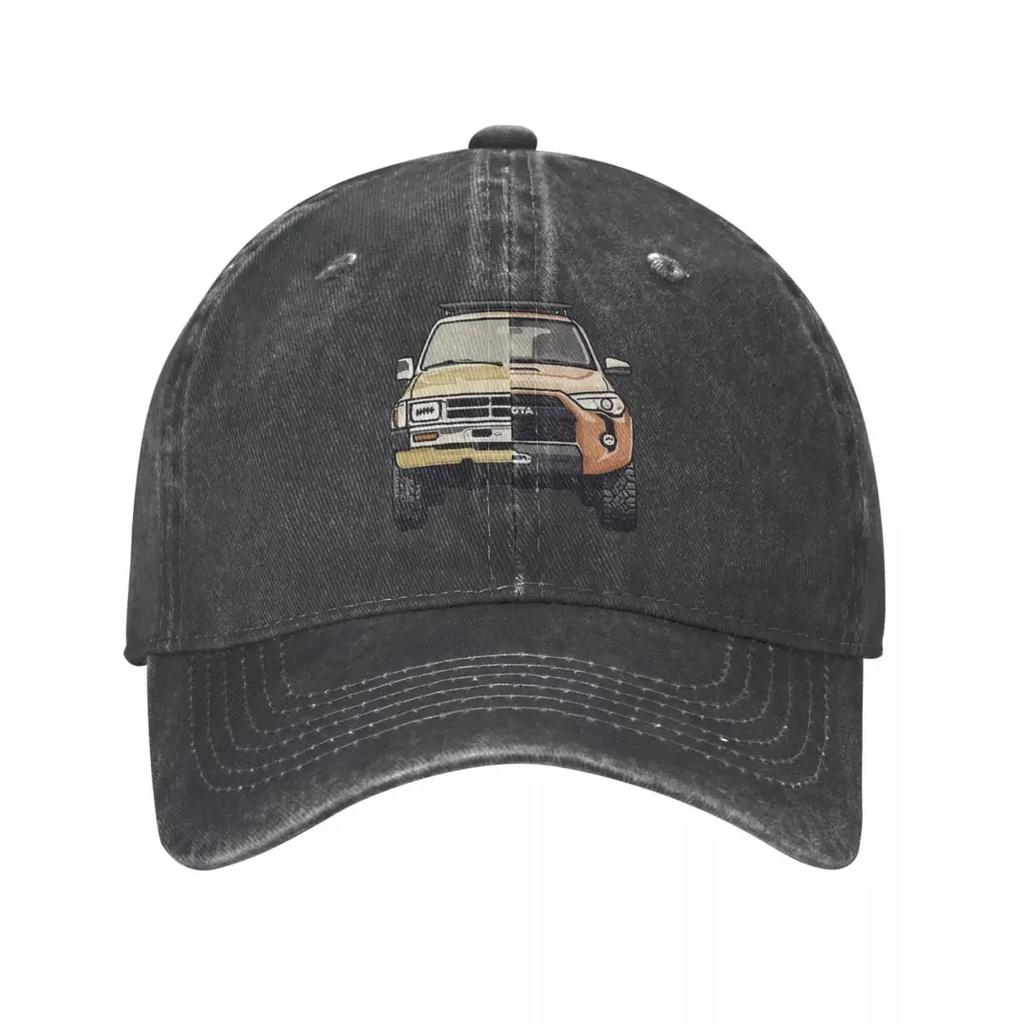 Classic Off Road 4Runner Land Cruiser Baseball Cap Unisex Style Cotton Washed Off-road Car Trucker Hat Adjustable
