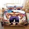 Top Baki Hanma Beding Set Single Twin Printed Bed Linen Set With Pilowcase Bed Soft Duvet Cover Soft Single Double Quen Super King-Sized Dimensionsd