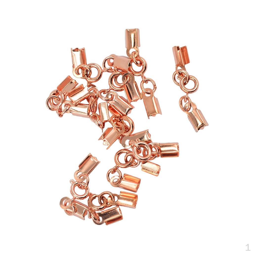 12 End Spring Clasps Cord mm DIY Jewelry Findings