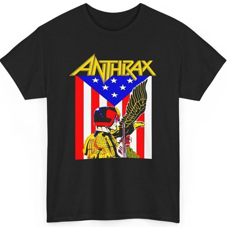 Retro Rare Vintage Anthrax Judge Dredd Unisex Tee S-5XL Unisex T-Shirt XL