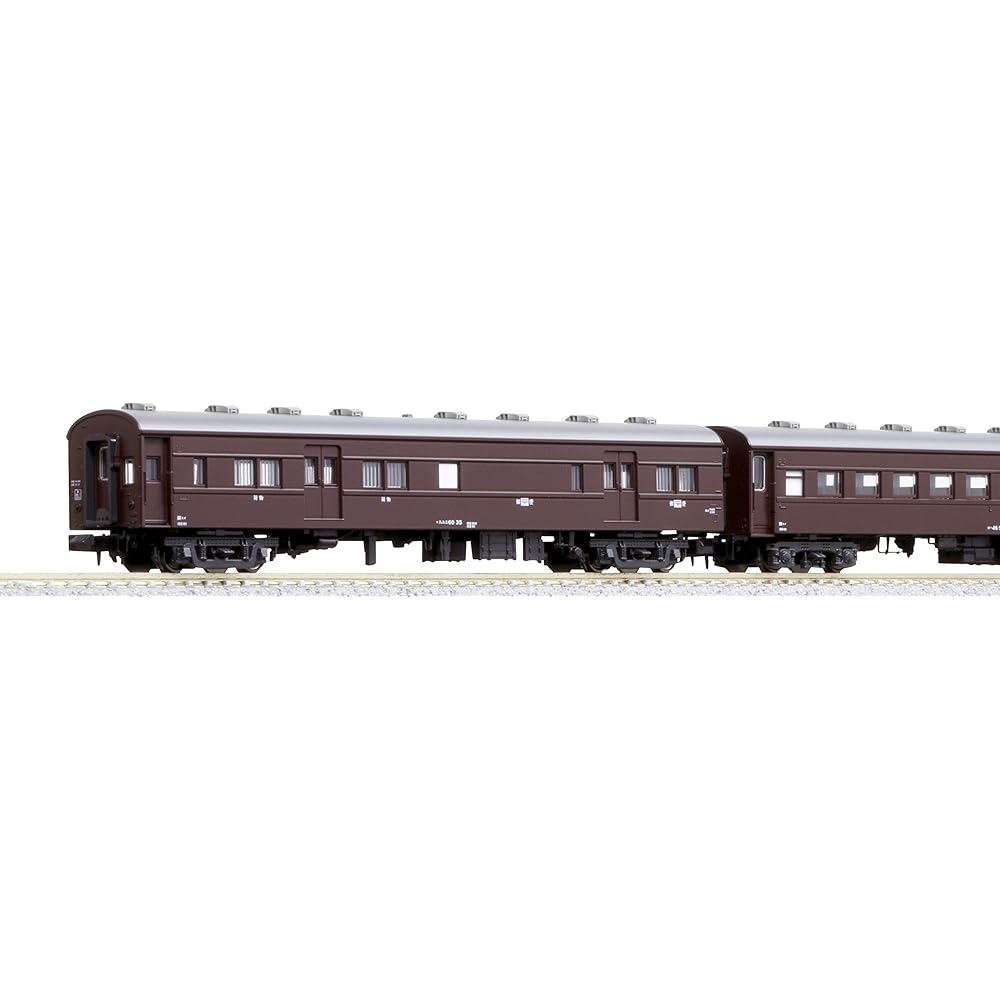 KATO N Gauge Old Passenger Car Set of 4, Brown, 10-034, Unisex Passenger Car