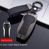 Top Quality Key Case Cover for BYD Song Plus Atto3 Han EV Tang DM Qin Seal Dolphin Leather Metal Remote Keychain Car Accessories