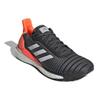 Adidas Solar Glide 19 Wygodne Antypoślizgowe Buty do Biegania Maratonowego z Niską Cholewką Męskie sneakersy Czarno-Pomarańczowe EE4297