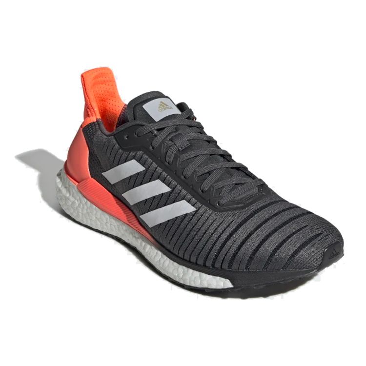 Adidas Solar Glide 19 Pohodlné Protiskluzové Nízké Maratonky Pánské tenisky Černá Oranžová EE4297