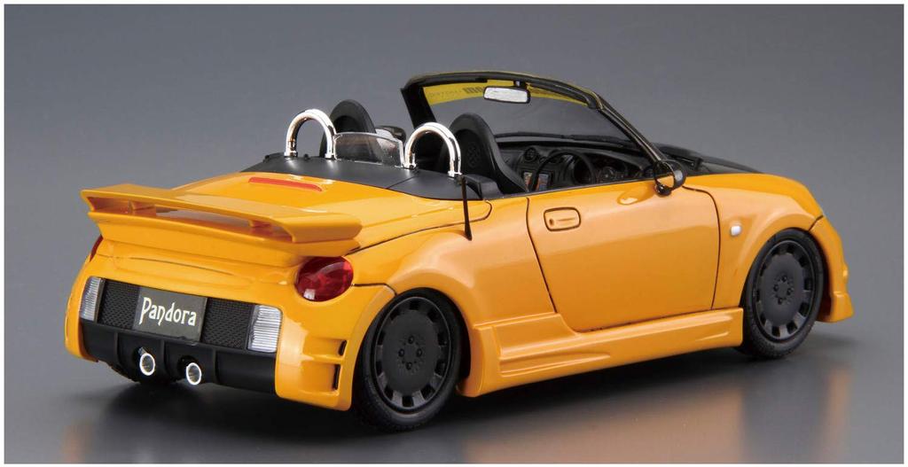 AOSHIMA The Tuned Car Series Daihatsu PANDORA TYPE887 EVOII L880K Copen 2002 Plastic Model 1/24 No.51