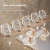 5pcs/set Hexagonal Punch-free Hooks No Trace Home Interior Hooks Self-Adhesive Hooks  Dormitory