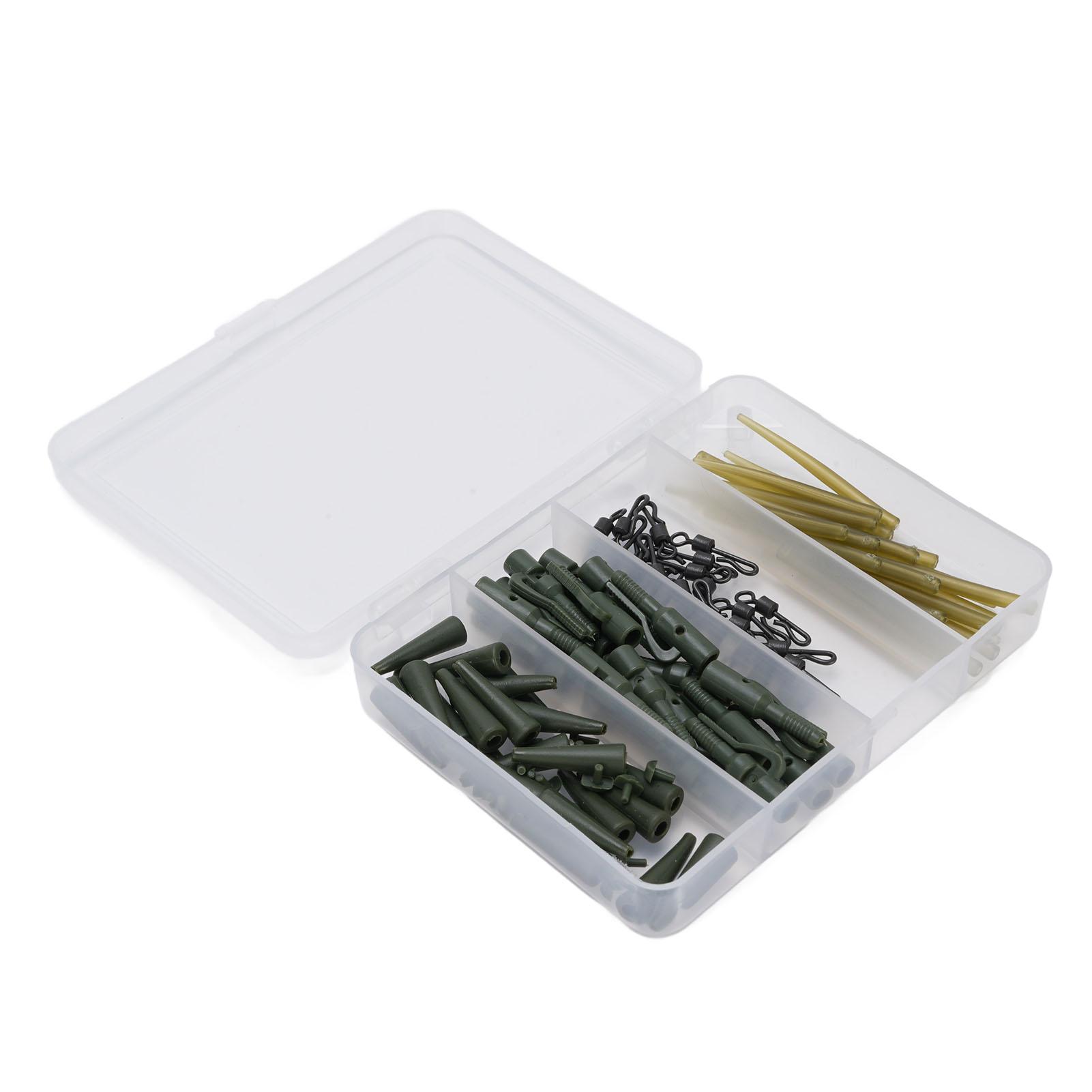 

Карповая рыболовная оснастка Зажим Leap Предотвращающая запутывание муфта Хвостовая резина Быстросменный вертлюг