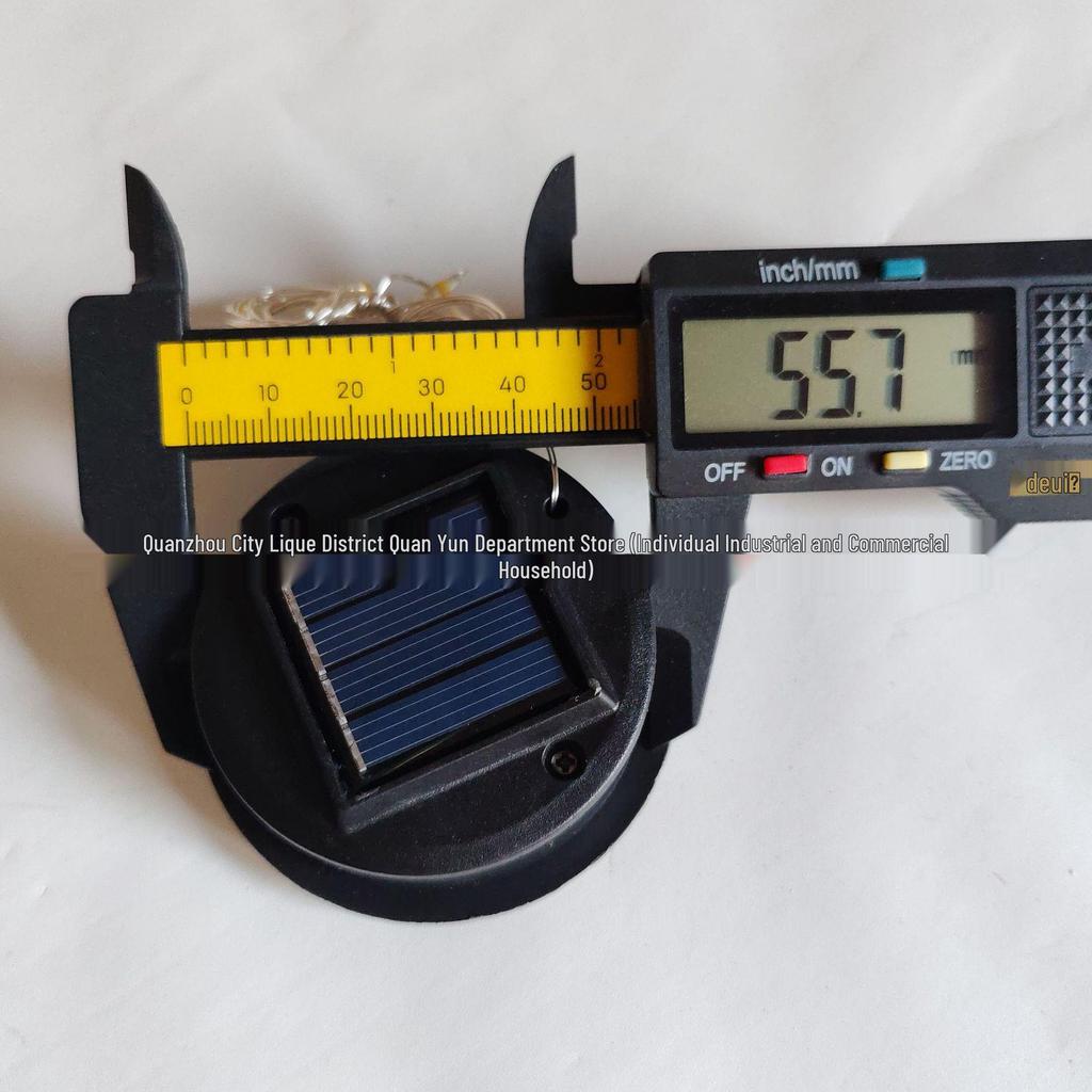 6.5cm Solar LED Crackle Glass Ball Light for Outdoor Lawn & Courtyard Landscaping