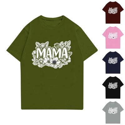 Camiseta infantil estampada gola redonda manga curta