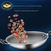Supor Crystal Diamond Honeycomb Stainless Steel Wok