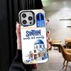 Santorini Greece Summer Soft Phone Case for iPhone 15 16 17 Pro Max 17Air 16E 14 Plus 13 12 Mini Shockproof Cover Back Shell