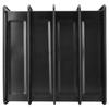Modern   4-Compartment Desktop Display Rack Magazine File Document Metal  (Black)