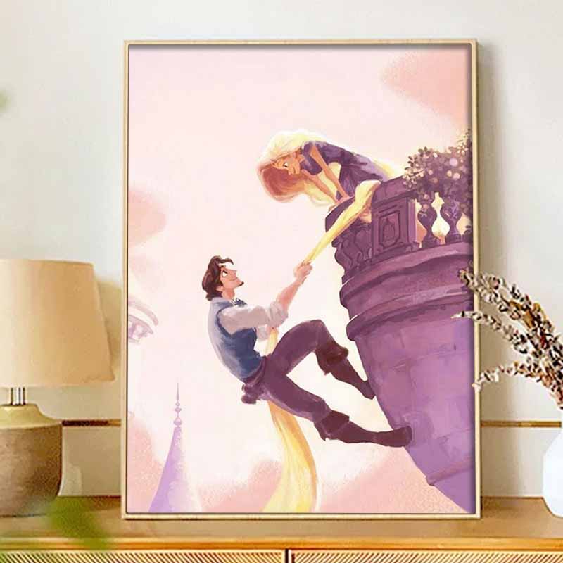 Disney Diamond Painting 5D DIY Rapunzel Diamond Painting Art Diamond Painting Kit Adult/Beginner Gift Idea Home Decor