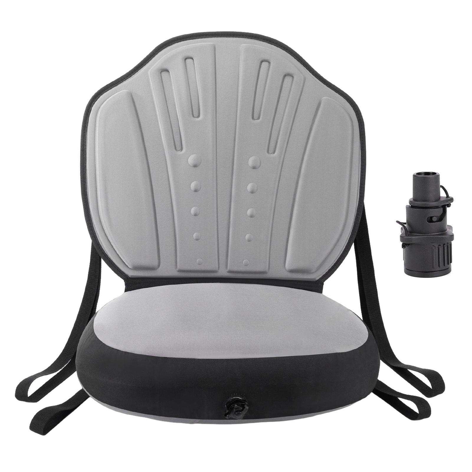 Deluxe Kayak Chair Seat Cushion Easy Installation Thicken Cushion Paddle Board Seats Foldable Inflatable Chair for Kayak & SUP чёрный