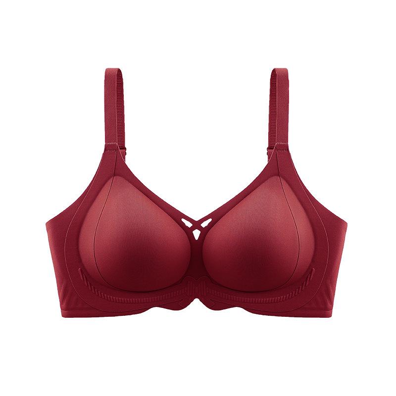 Seamless Push-Up Bra for Women - Anti-Sagging, Side Support, and Adjustable Soft Lift