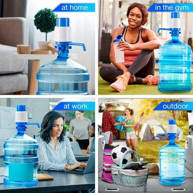 Manual Water Dispenser Pump for 3 & 5 Gallon Bottles - Portable Hand-Operated Water Pumping Device, BPA-Free, No Battery or Electricity Needed