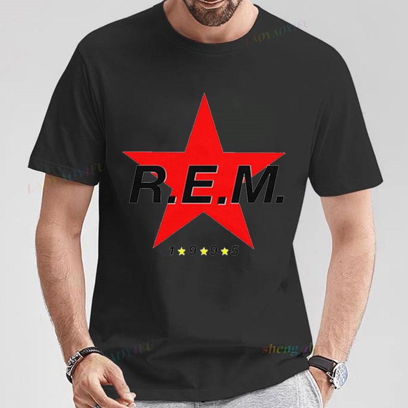 Rock Band Rem Tshirt Rem Band Shirt Folk Rock Post Punk Band Clothing For Boyfriend And Girlfriend Gift Streetwear Tshirt