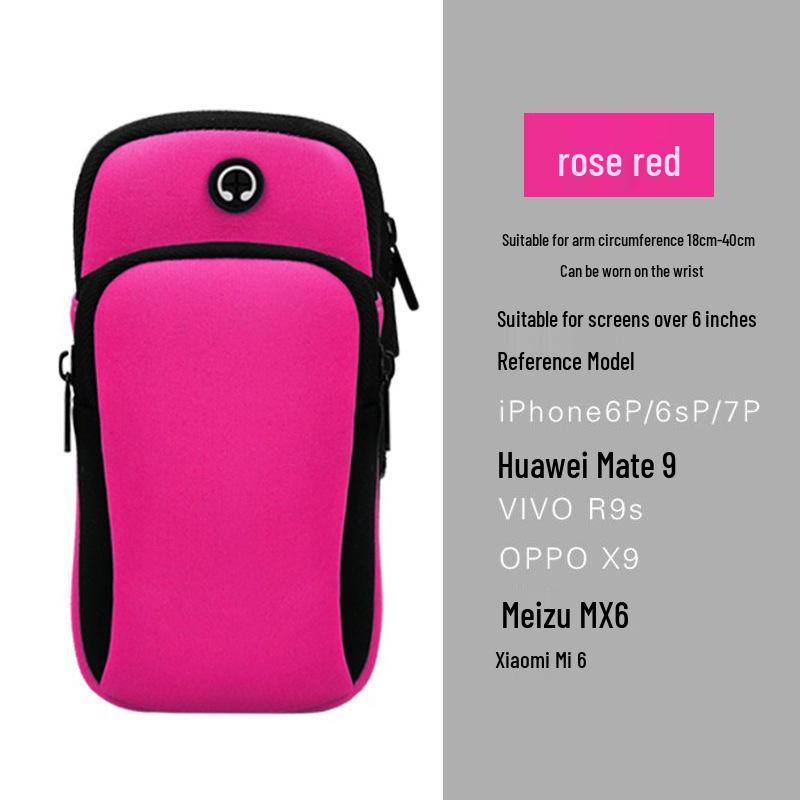 Men's and Women's Waterproof Running & Hiking Phone Armband: Large Capacity, Arm & Wrist Bag