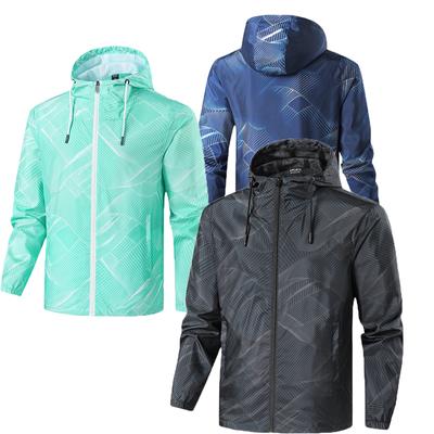 Men Hooded Outdoor Jackets Windproof and Waterproof Hiking Jackets Quality Male Windbreaker Assault Suit