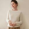 Fanzhen Women's 100% Cashmere Round Neck Pullover Sweater
