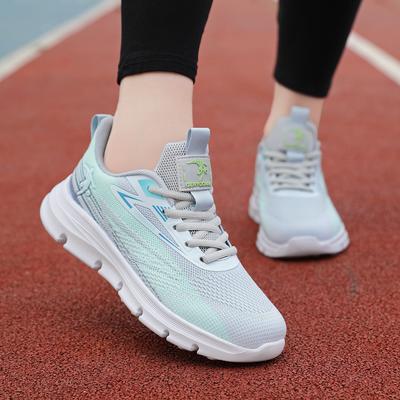Joni Danlai primavera nuevos zapatos ultraligeros suela blanda absorción de impactos zapatillas deportivas malla transpirable casual zapatillas para correr
