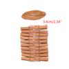 20Pcs/lot DIY Clothespins Paper Pegs Stationery Wooden Photo Clips Craft 3.4cm
