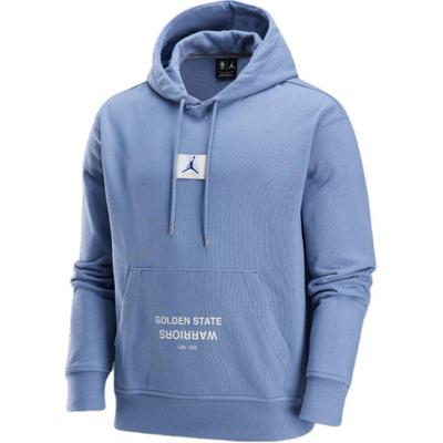 Jordan X NBA Collaboration Courtside Golden State Warriors Letter Pattern Pullover Hoodie Men Hoodies Slate-Gray FV8253-493