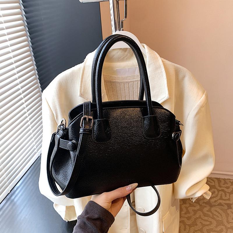 Ielgy Fashionable All-Match One-Shoulder Handbag Simple Commuter Cross-Body Tote Bag