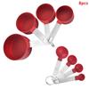 4/8Pcs/Set Plastic Multi Purpose Measuring Cup Measuring Spoon Stainless Steel Handle With Graduated Measuring Baking Tools