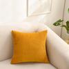 Double-Sided Texture Corduroy Striped Throw Pillow Covers, Modern Aesthetic Pillowcases Vintage Cushion Covers for Living Room Bedroom Sofa