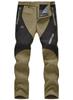Gopuune Hiking and Perfect for Outdoor and Size Men's Fleece-Lined Pants, Windproof, Water-Repellent, Activities, Climbing, Work, Fishing, More.