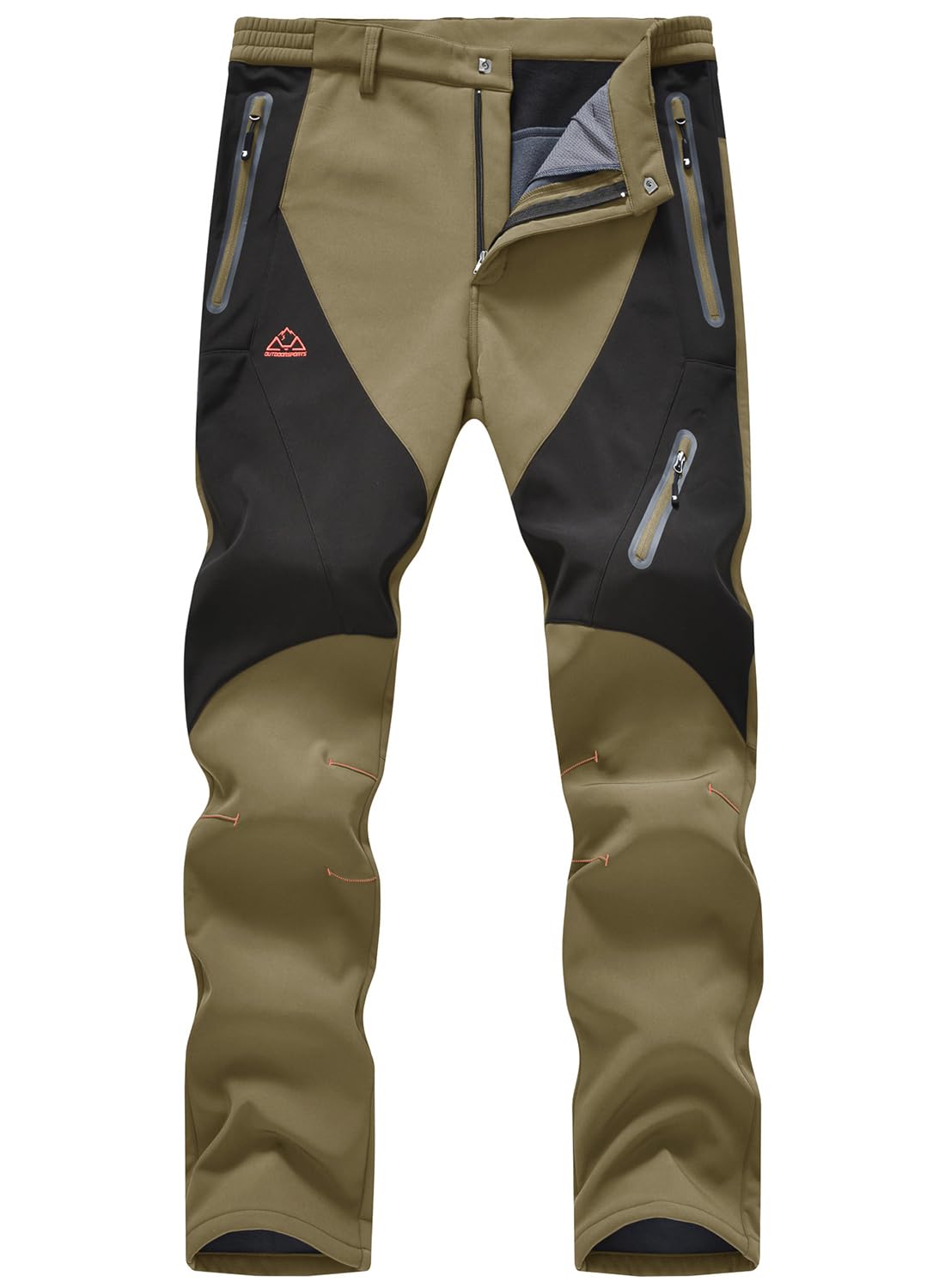 

Gopuune Hiking and Perfect for Outdoor and Size Men s Fleece-Lined Pants, Windproof, Water-Repellent, Activities, Climbing, Work, Fishing, More.